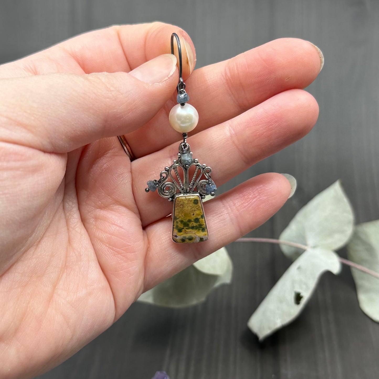 Earrings inspired by Girl with a Pearl Earring