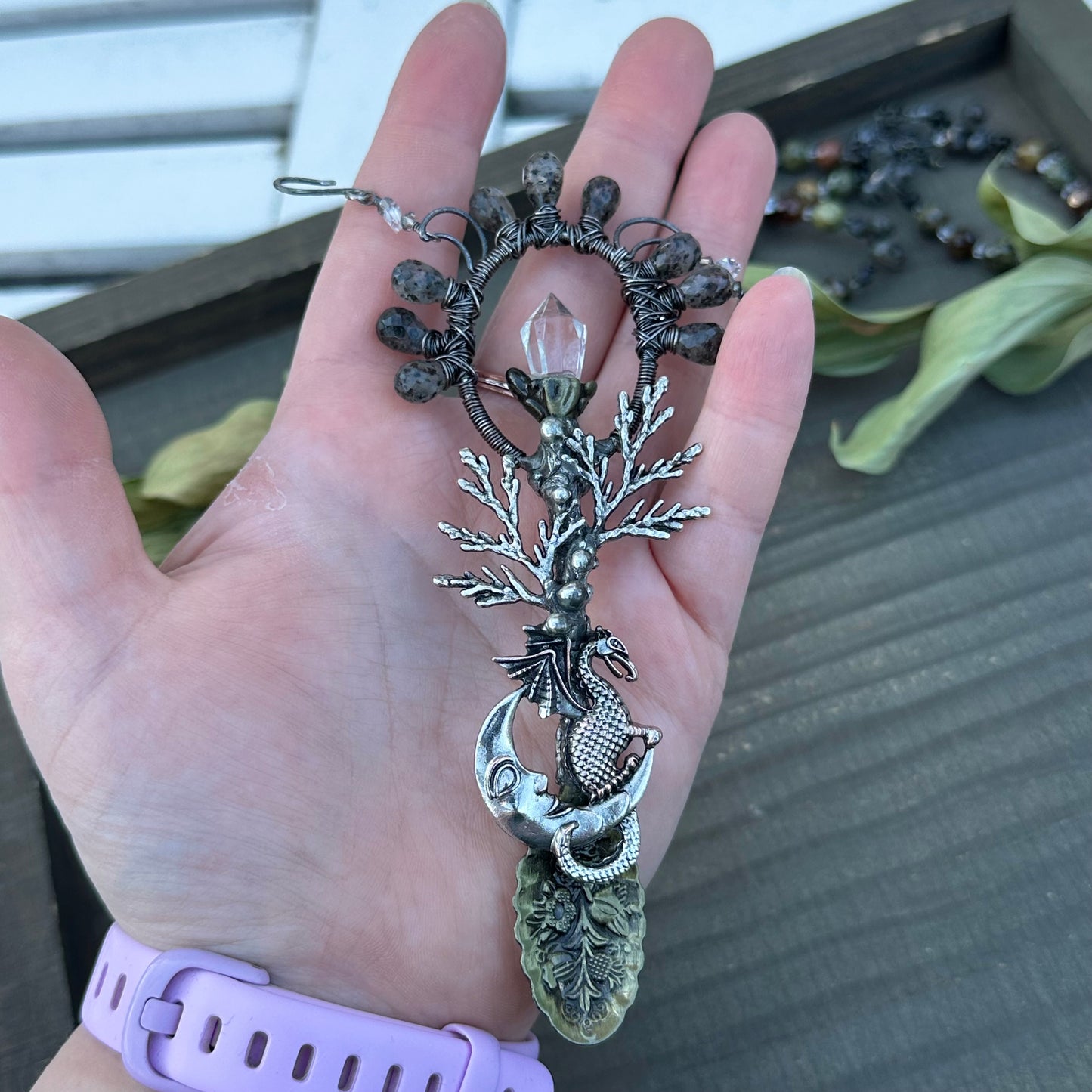 Celestial Dragon Pendant, Necklace, and Showpiece