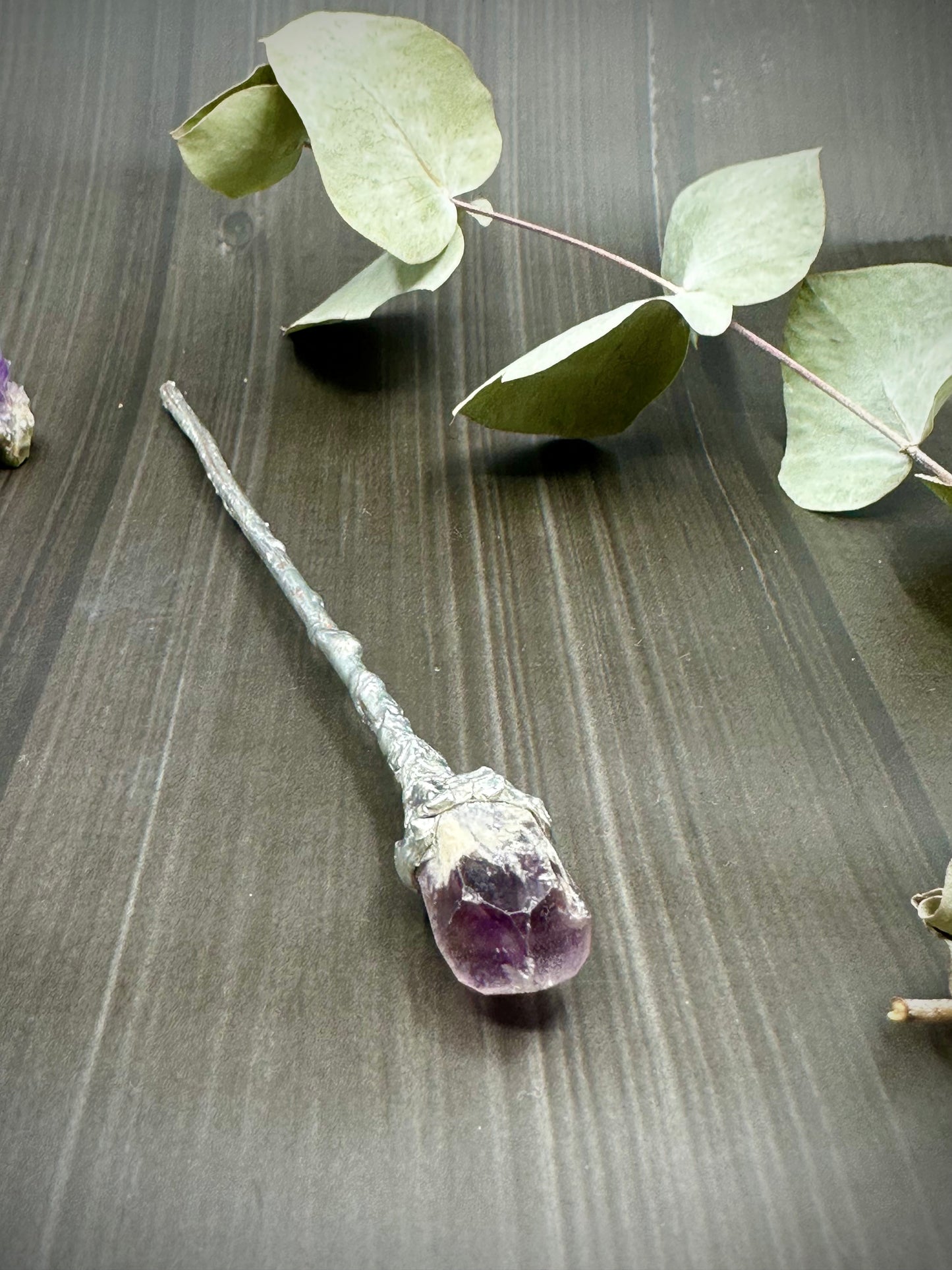 Amethyst Hair Stick