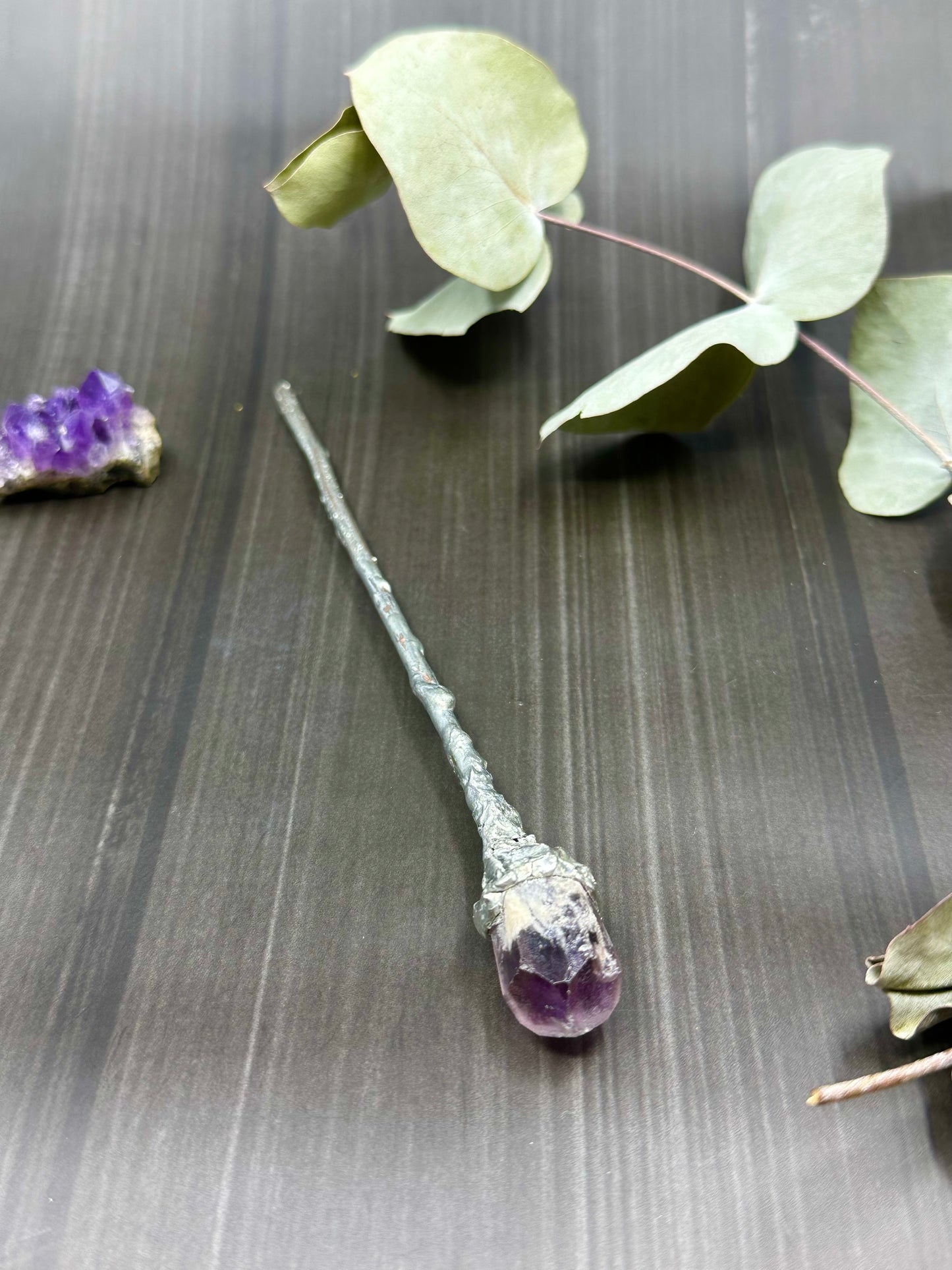Amethyst Hair Stick