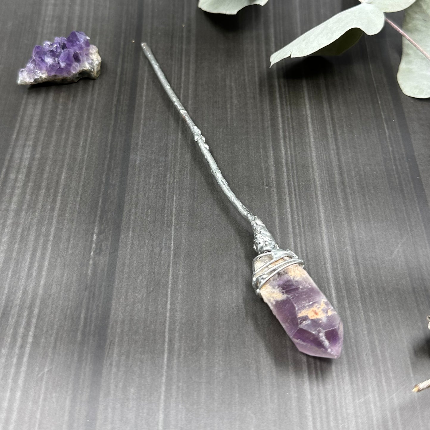 Amethyst Hair Stick
