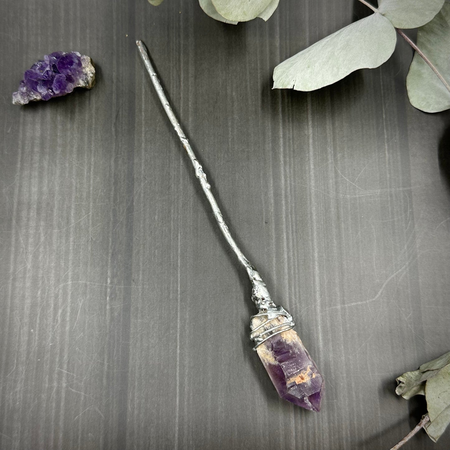 Amethyst Hair Stick