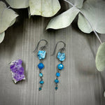 Load image into Gallery viewer, Apatite and Sterling Silver Earrings
