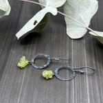Load image into Gallery viewer, Peridot and Sterling Silver Earrings
