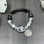 Load image into Gallery viewer, 6.5&quot; Ombre gem stretch bracelet
