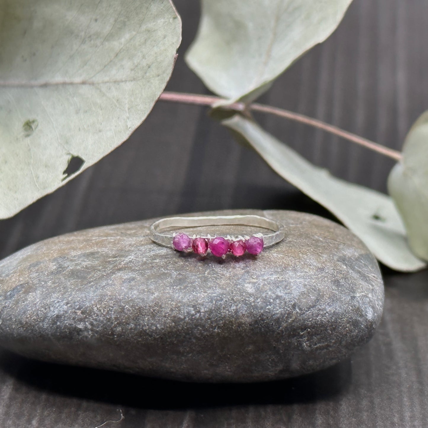 July Birthstone Stacking Rings - Made To Order