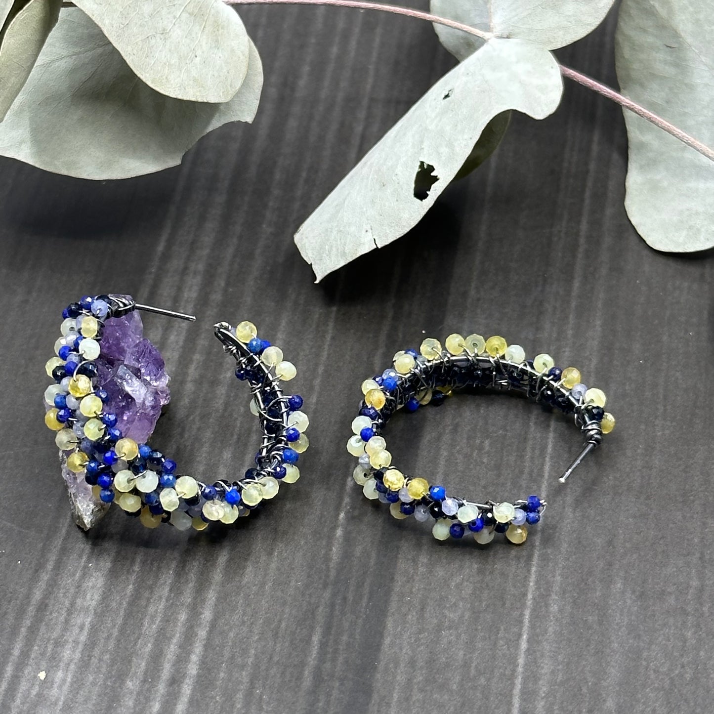 Starry Night Inspired Earrings