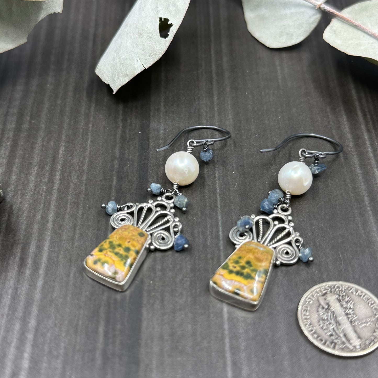 Earrings inspired by Girl with a Pearl Earring