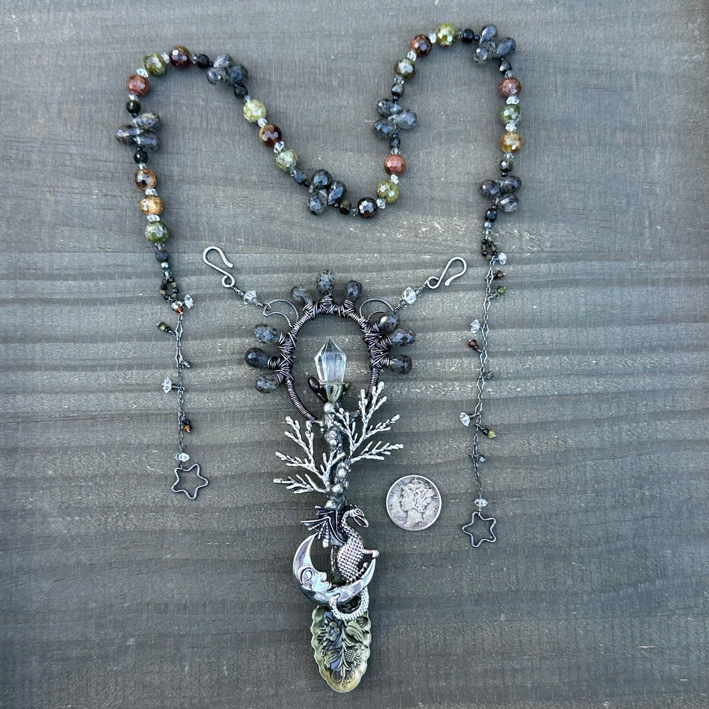 Celestial Dragon Pendant, Necklace, and Showpiece