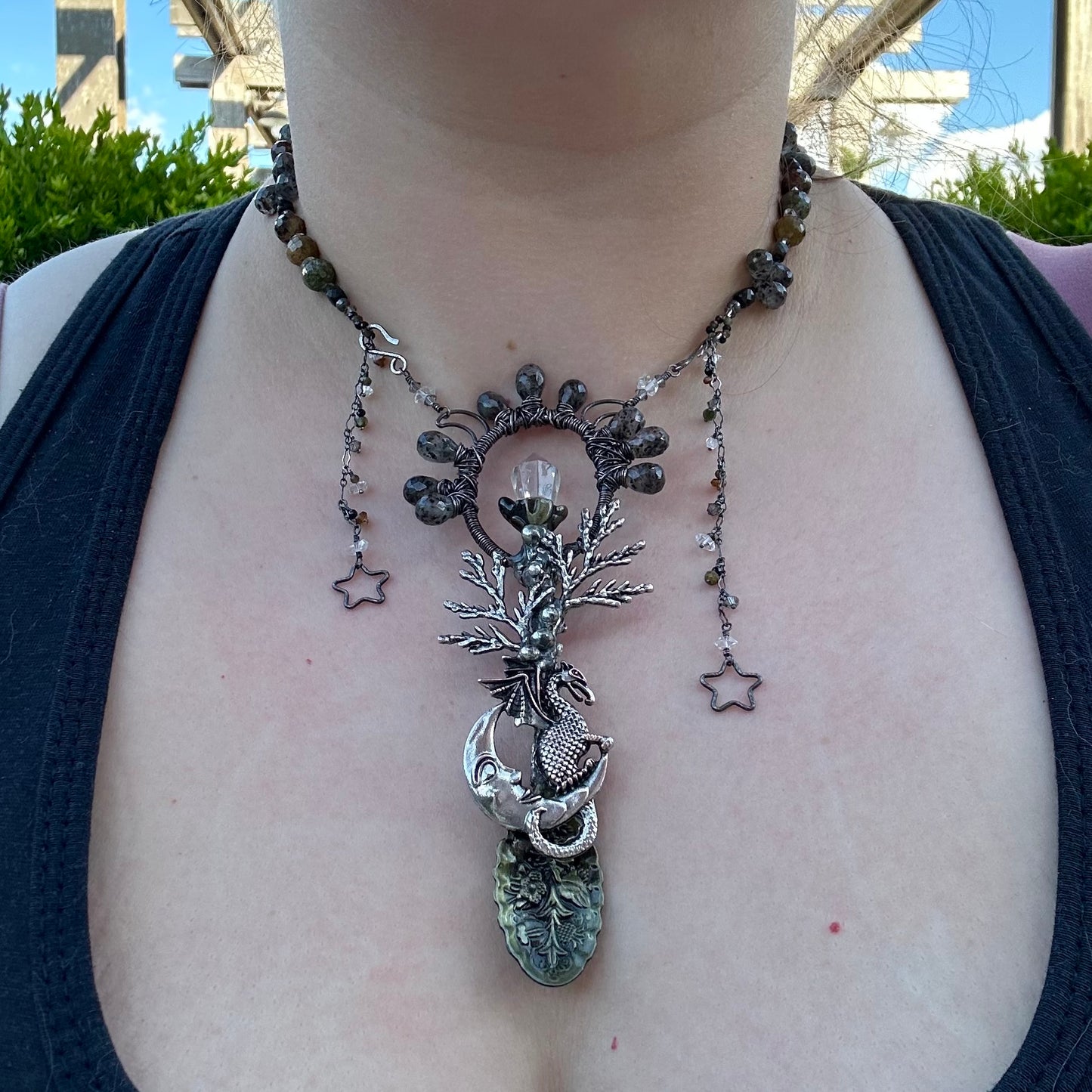 Celestial Dragon Pendant, Necklace, and Showpiece