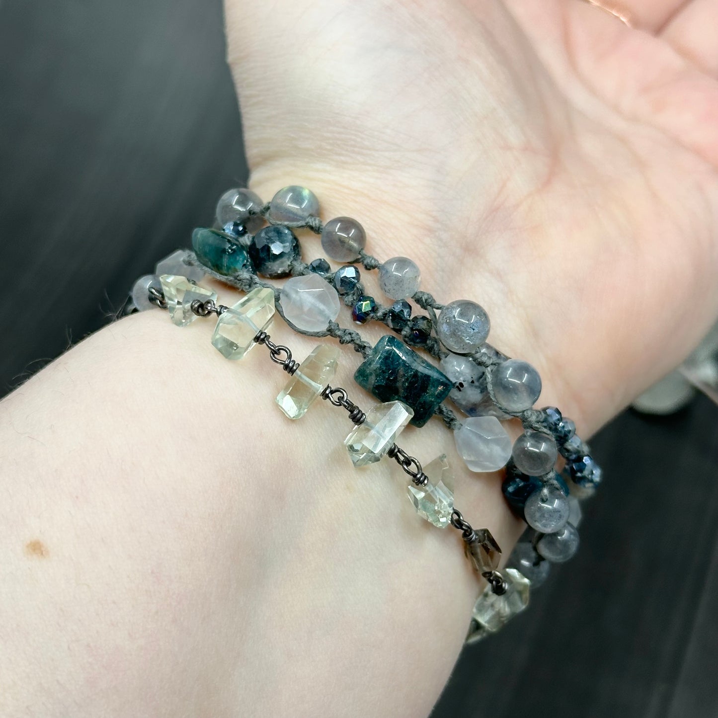 Mystic Wrap Bracelet with Stunning Gems