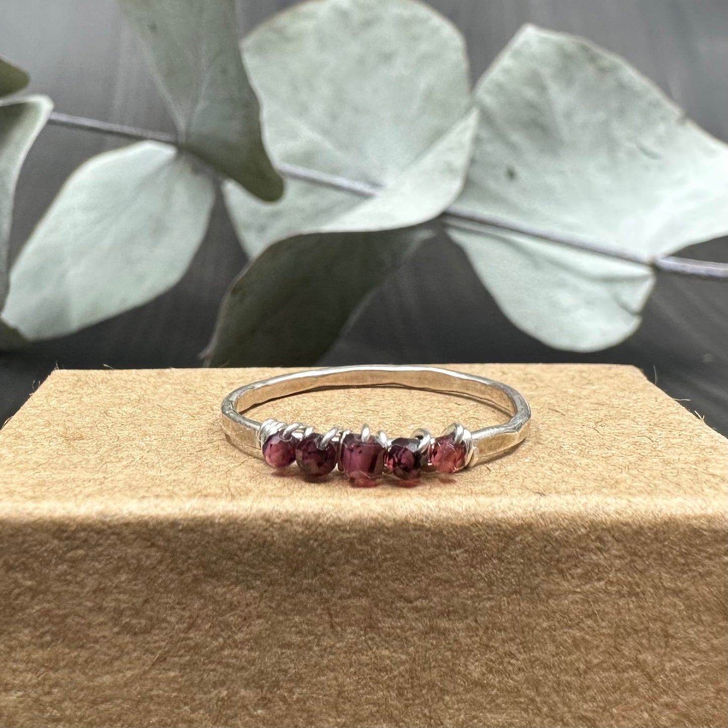 January Birthstone Stacking Rings - Made To Order