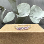 Load image into Gallery viewer, February Birthstone Stacking Rings - Made To Order
