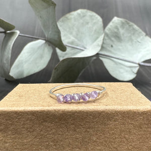 February Birthstone Stacking Rings - Made To Order