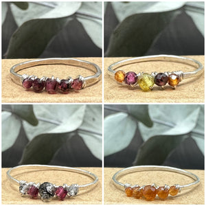 January Birthstone Stacking Rings - Made To Order