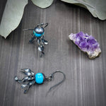Load image into Gallery viewer, Turquoise Jellyfish Earrings
