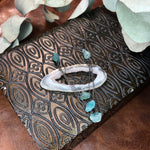 Load image into Gallery viewer, Apatite, Sterling Silver, and Druzy necklace
