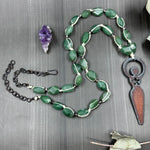 Load image into Gallery viewer, Indian Agate Goddess Necklace

