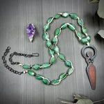 Load image into Gallery viewer, Indian Agate Goddess Necklace

