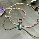 Load image into Gallery viewer, Wavy Gem Necklace
