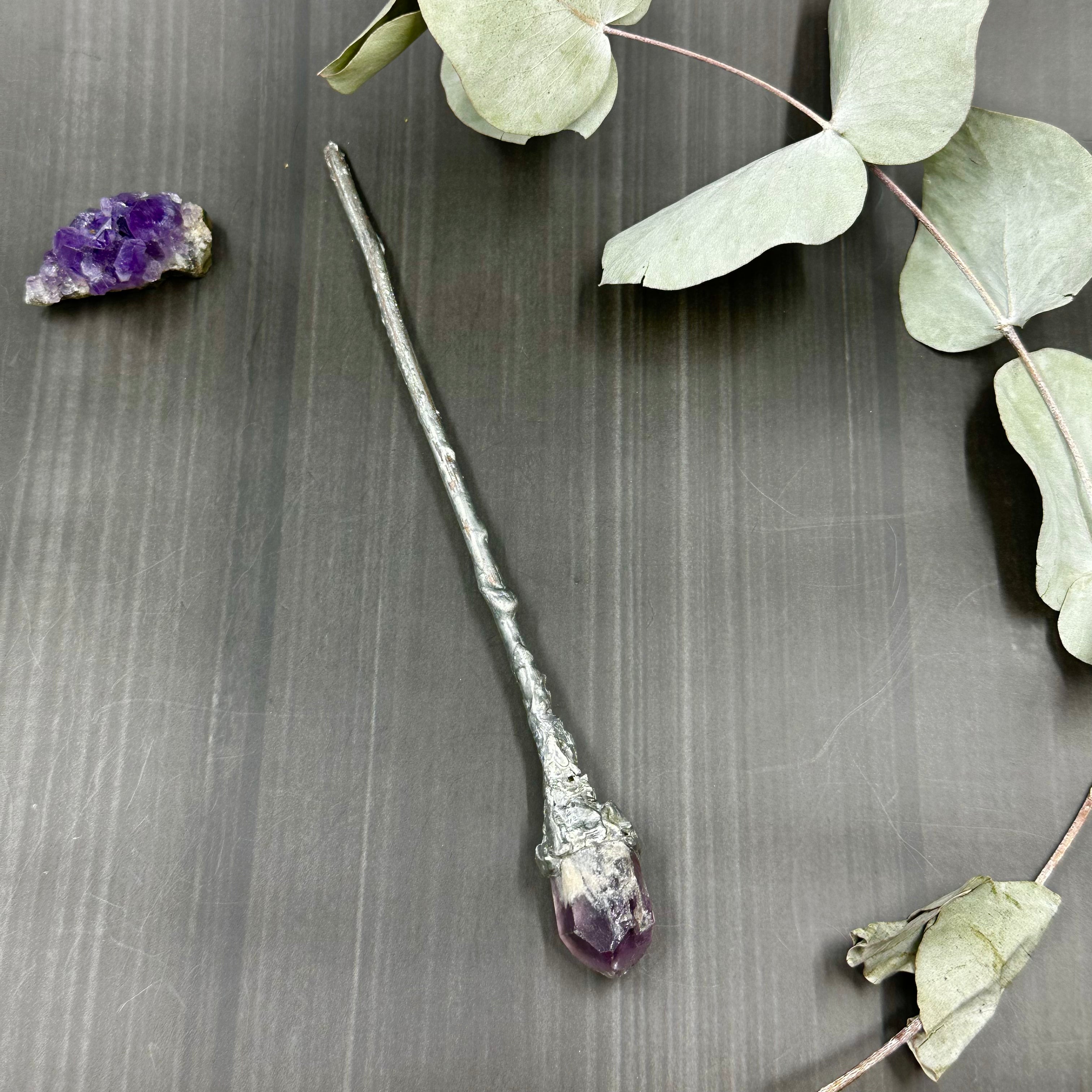 Amethyst Hair Stick
