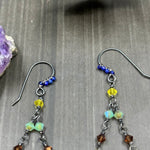 Load image into Gallery viewer, Artisan Enamel with crystals and Lapis
